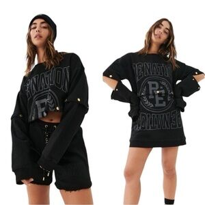 P.E Nation | Women’s Apex Convertible Sweatshirt Dress Size XS